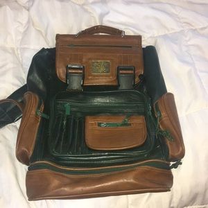 Pioneer express leather backpack